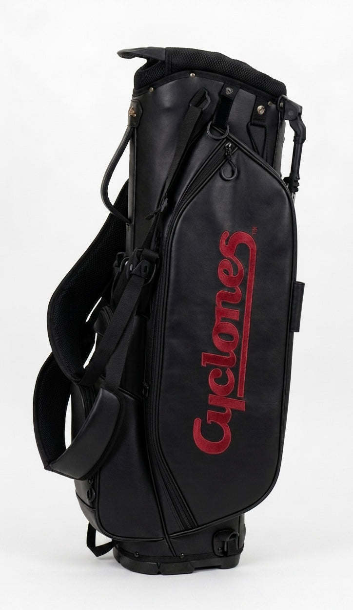 Iowa State Cyclones Script Golf Bag – Black/Red