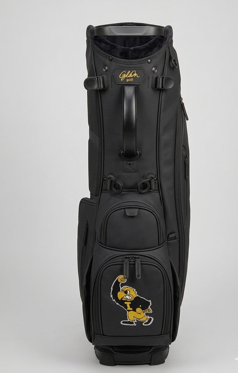Iowa Hawkeyes Herky Players Golf Bag – Black