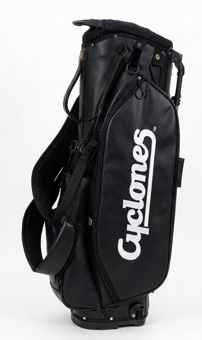 Iowa State Cyclones Script Golf Bag – Black/White