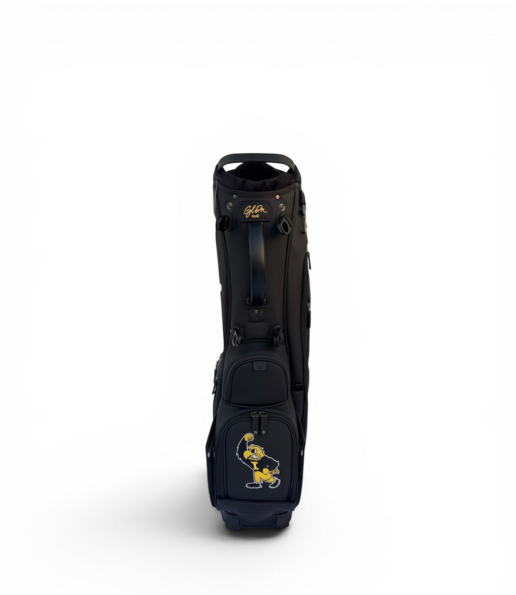 Iowa Hawkeyes Herky Players Golf Bag – Black