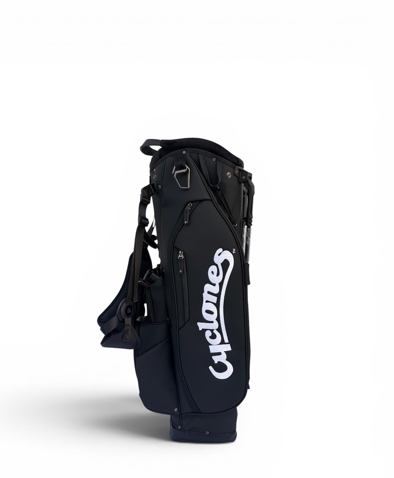 Iowa State Cyclones Players Golf Bag – Black/White