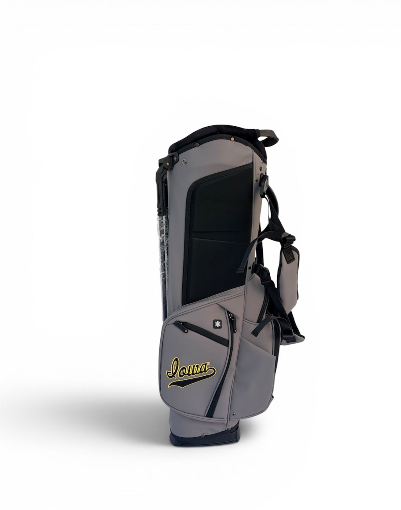 Iowa Hawkeyes Herky Players Golf Bag – Gray