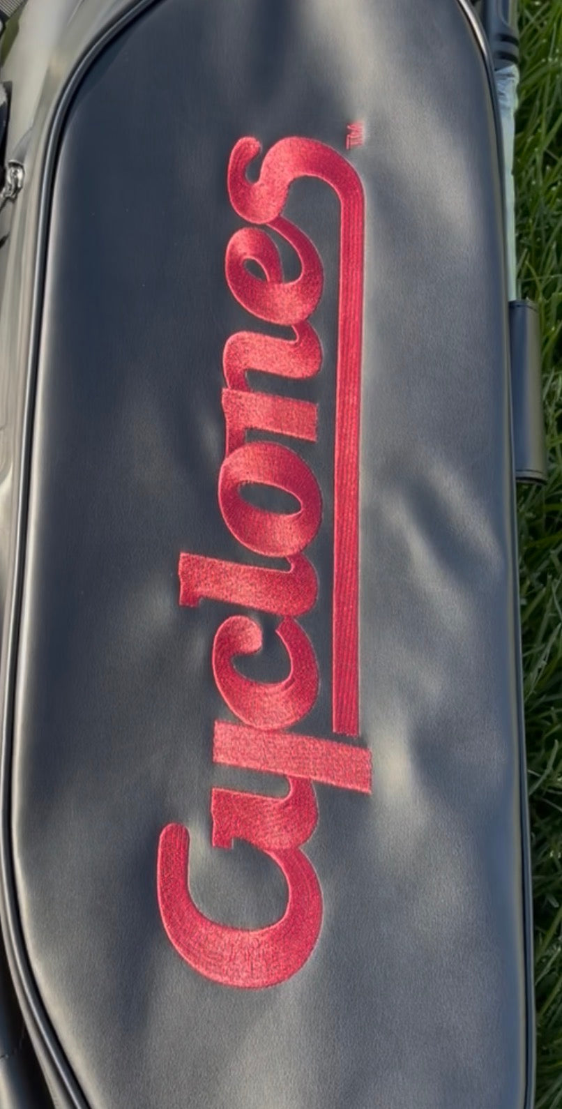 Iowa State Cyclones Script Golf Bag – Black/Red