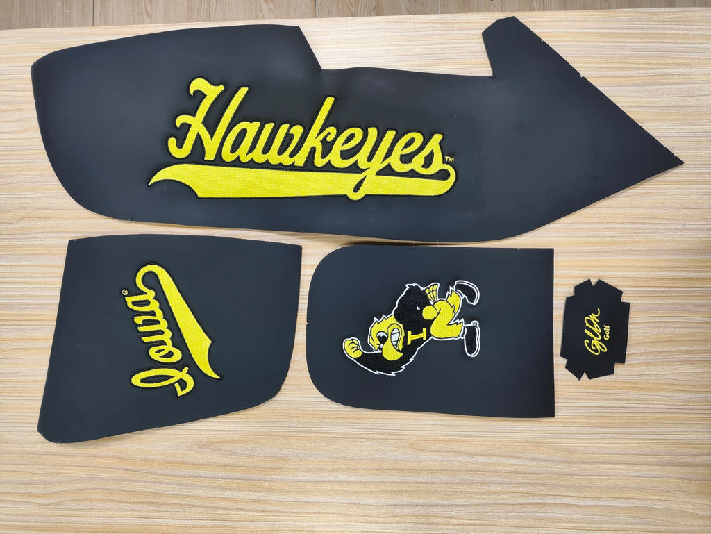Iowa Hawkeyes Herky Players Golf Bag – Black