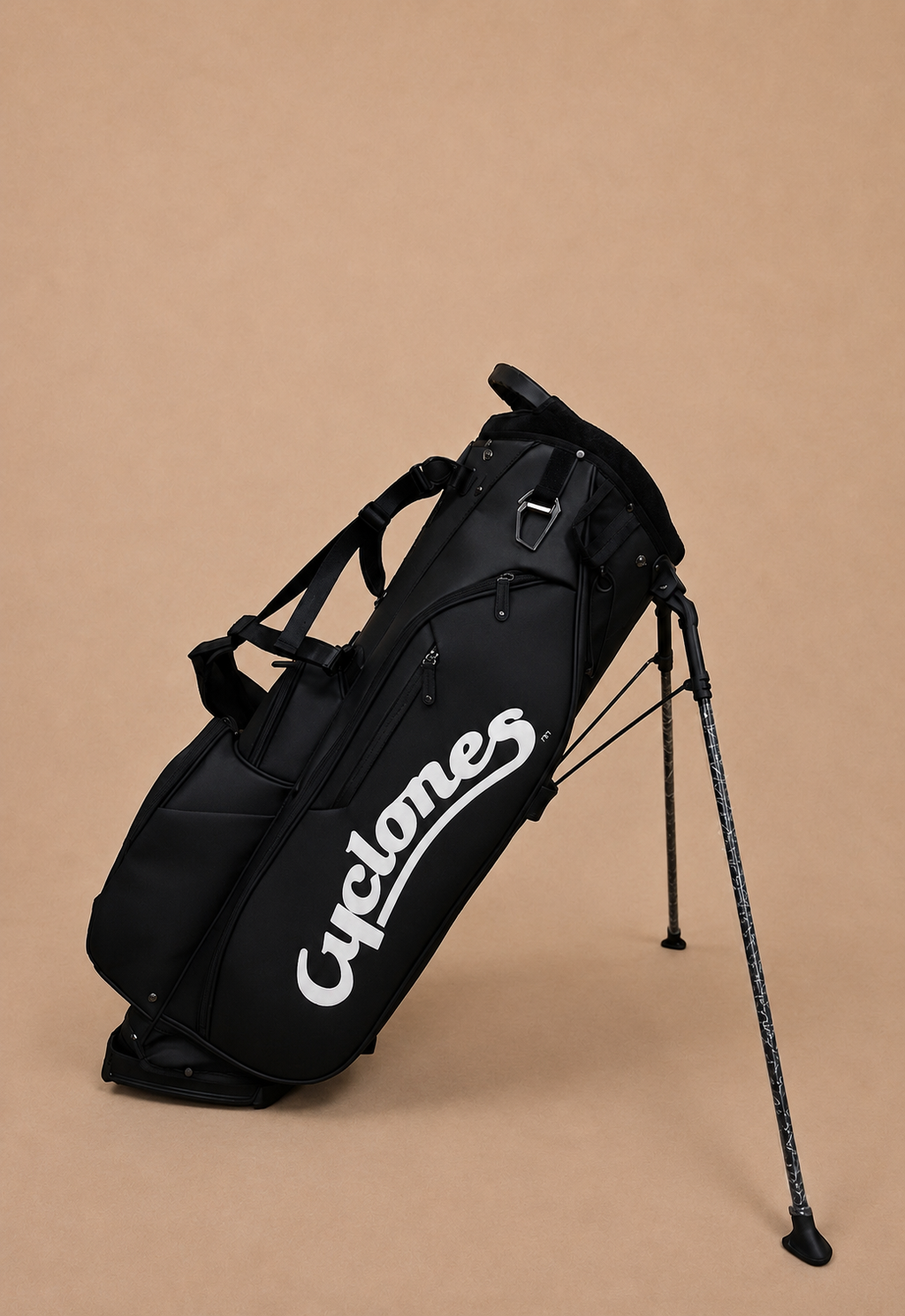 Iowa State Cyclones Players Golf Bag – Black/White